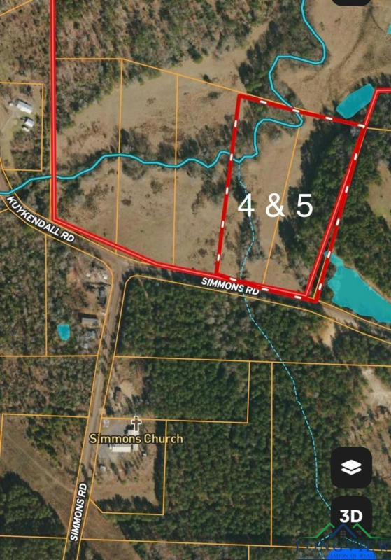 LOT 4 & 5 SIMMONS ROAD, DIANA, TX 75640, photo 1 of 4